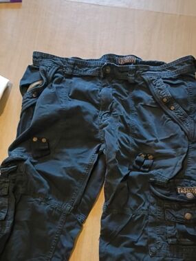 Men's Dark Navy Cargo Shorts -